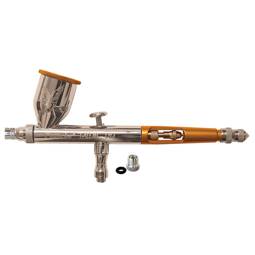 Gaahleri Airbrush Kit, Airbrush Gun for Multi-Purpose Dual-Action, Cutaway Handle, 0.38 mm Needle Set and Gravity Fluid Cup 1/3 oz, Make-Up Nail Art