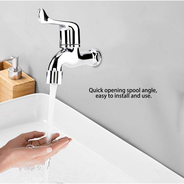 Water Faucet Laundry Bathroom Washing Machine Bath Tub Tap Faucet Outdoor Garden Single Cold Water Tap(#1)