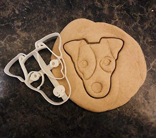 Jack Russell Cookie Cutter and Dog Treat Cutter - Face - 3 inch