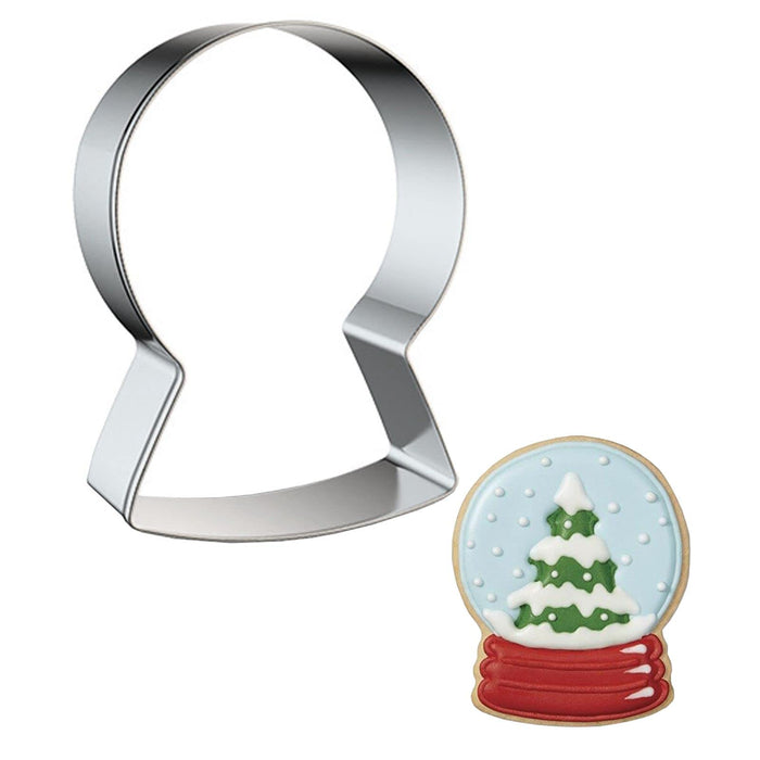 Christmas Cookie Cutter Winter Snow Globe Cookie Cutter 3.1", Stainless Steel 3.1" Biscuit Cutter Mold for Holiday Party DIY