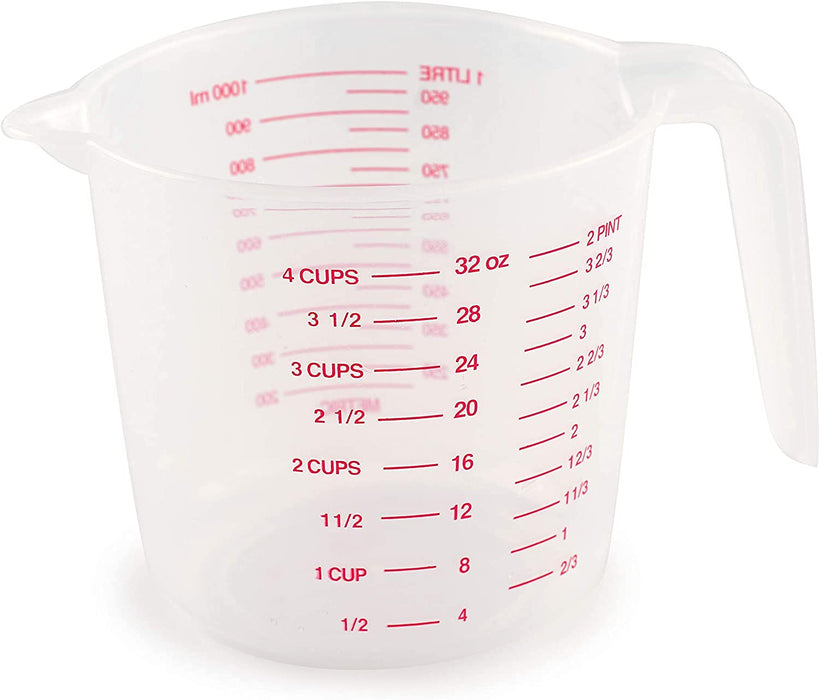  plastic Measuring Cup Set (2-Piece, Microwave Safe