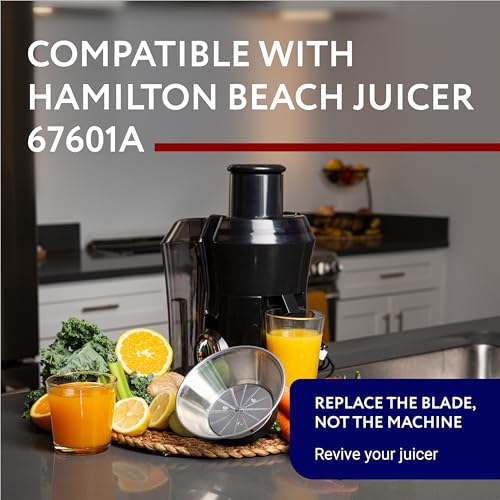 Impresa Blade For Hamilton Beach Juicer Machine 67601A Ready To Use Mesh Bowl, Cutter Base Electric Juicer Machines Vegetable