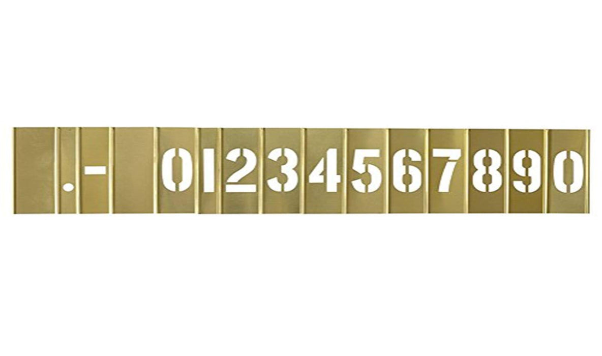  Curb Stencil Kit for Address Painting, All Numbers