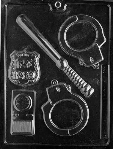 Life of the Party J078 Policeman Set Chocolate Candy Mold