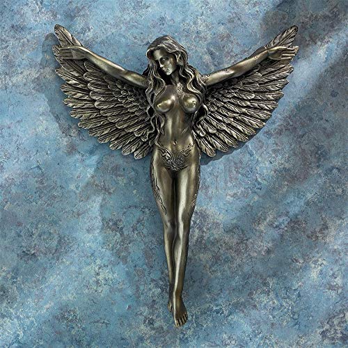 Design Toscano Spirit Dreamer Healing Angel Wall Sculpture by artist Gary Chang (b.1969)