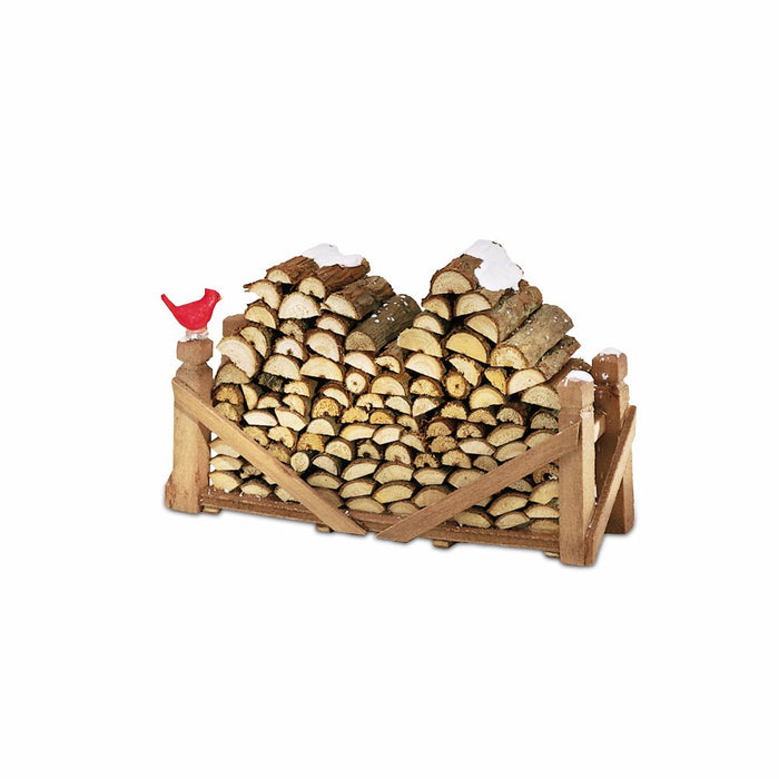 Department 56 Accessories for Villages Natural Wood Log Pile Accessory Figurine 3 Inch
