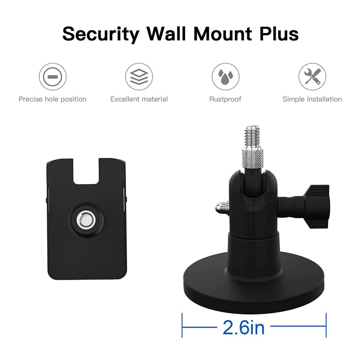 VOMENC Wall Mount Magnet Bracket Compatible for SimpliSafe Camera,360 Degree Adjustable SimpliSafe Mount