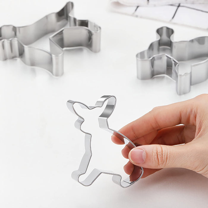 Dog Cookie Cutters Shapes for Treats - 6 Piece Dog Bone and Paw Print —  CHIMIYA