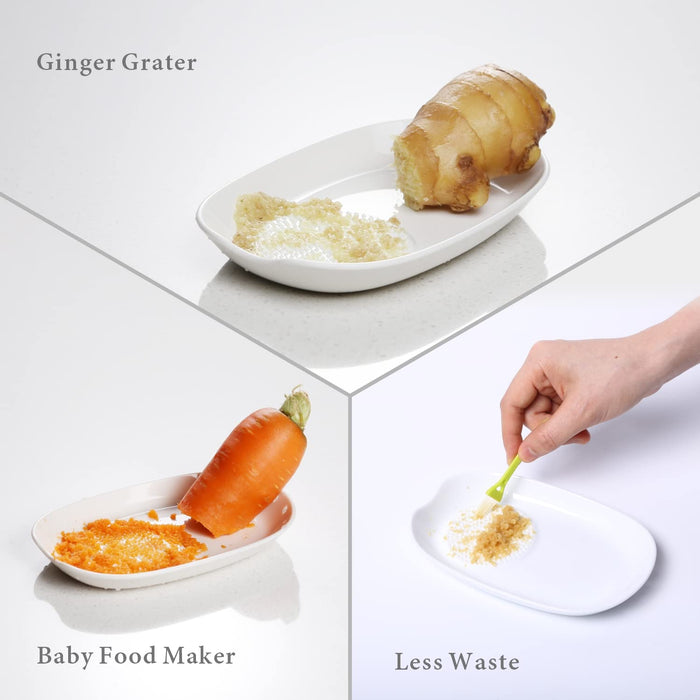 Ginger Grater Plate, Ceramic Kitchen Accessories, Utensil, Garlic