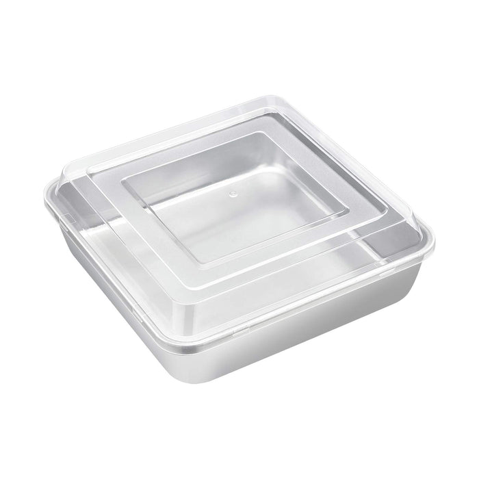E-far 8 x 8-Inch Square Baking Pan with Lid, Stainless Steel Square Ca —  CHIMIYA