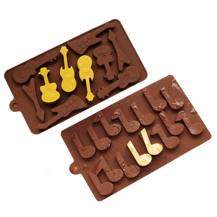 Chocolate Bar Mold Silicone Break-Apart Candy Molds for 1 Ounce Chocolate 2  PCS