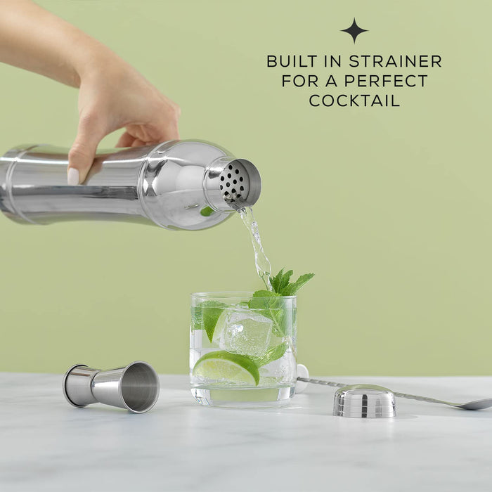 24oz Cocktail Shaker Bar Set - Professional Margarita Mixer Drink
