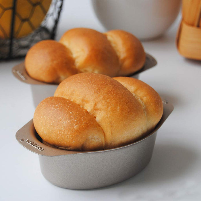 Silicone mini loaf pan 2pcs Silicone Mini Loaf Pan Mini Bread Pan Non-stick  Cheesecake Baking Mold