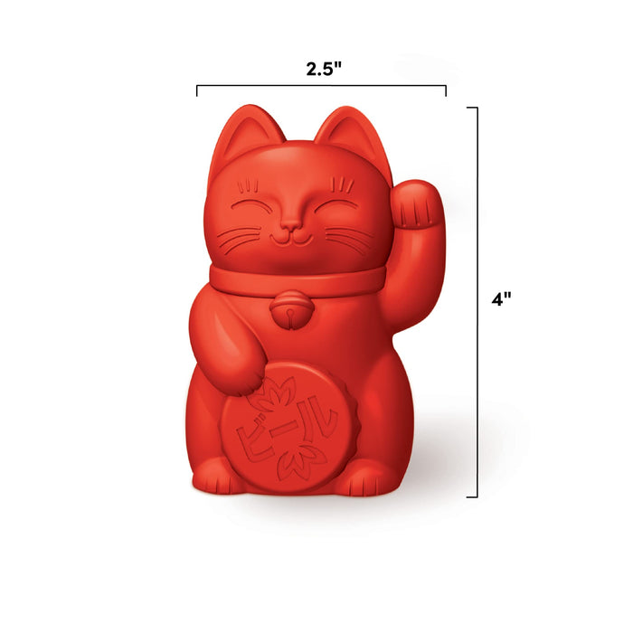 Genuine Fred FELINE LUCKY, Bottle Opener, Red, 4 x 2.5 x 2.4 Inches