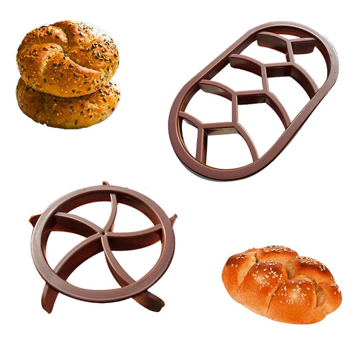 Newmemo Bread Dough Press Mold Set Bread Cutters Baking Bread Rolls Mo —  CHIMIYA