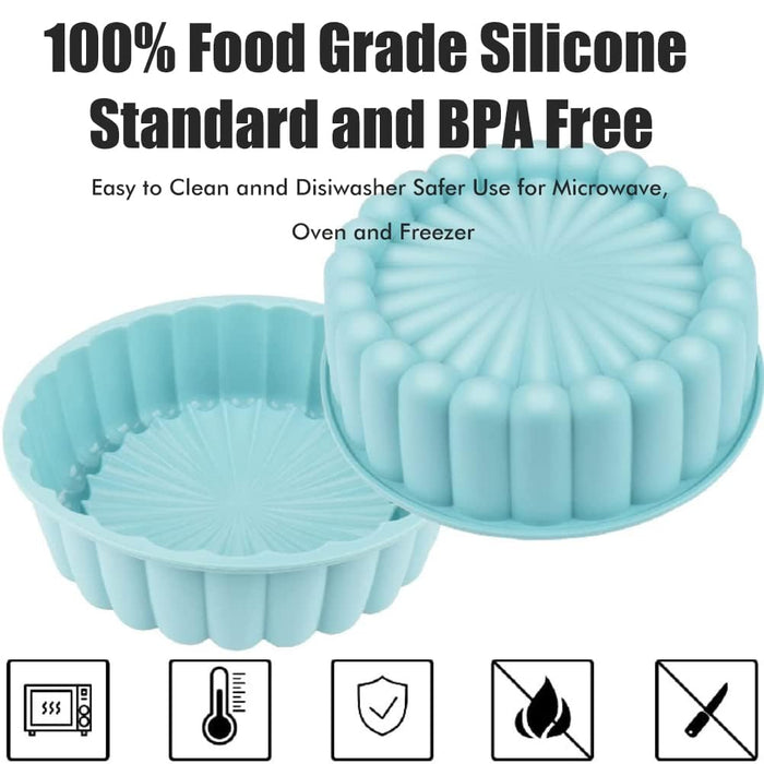 Reusable Silicone Round Charlotte Cake Pan Molds for Baking for Strawberry