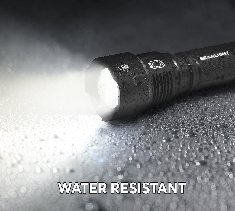 GearLight High-Powered LED Flashlight S1200 Mid Size, Zoomable, Wate —  CHIMIYA