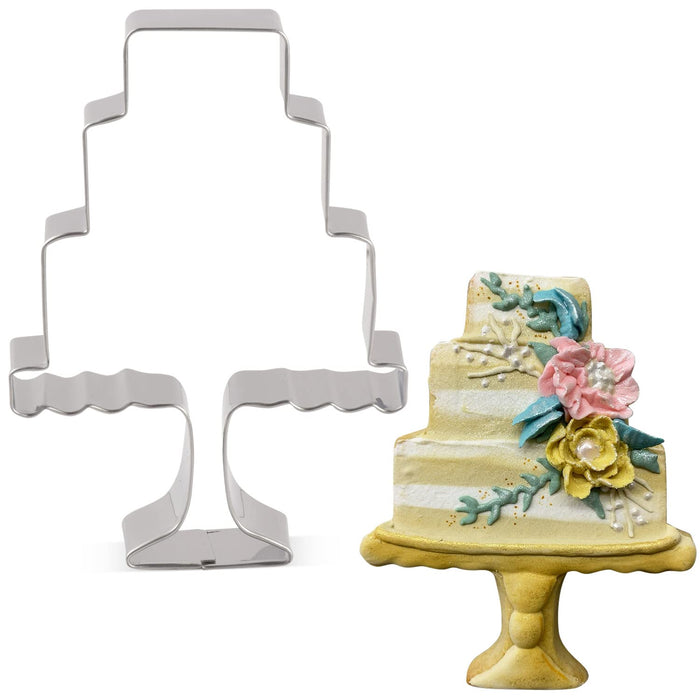 LILIAO Cake Cookie Cutter for Wedding - 3.1 x 4.3 inches - Stainless Steel