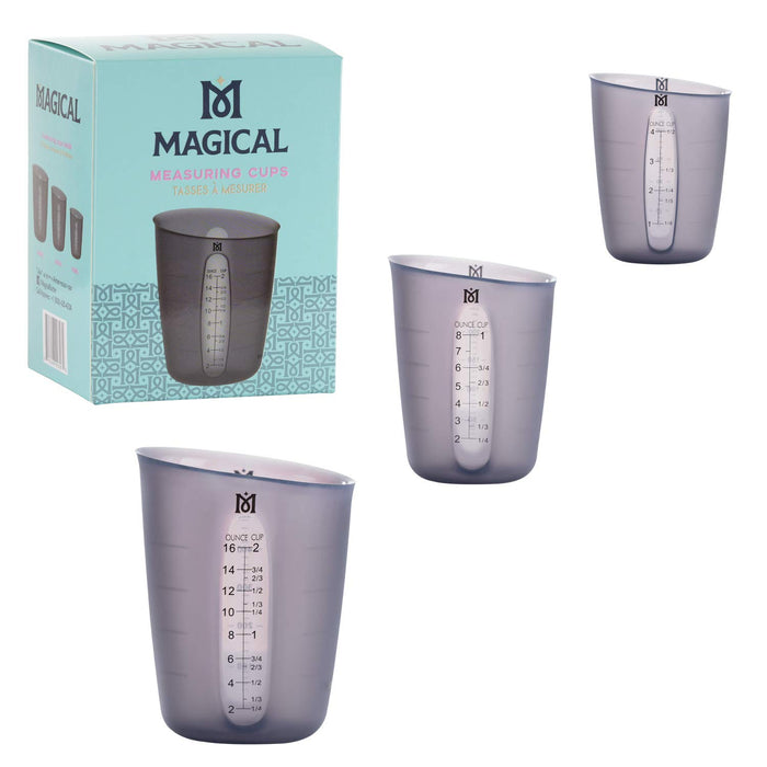 Magical Butter Machine Silicone Measuring Cups (3pcs) Non-Stick