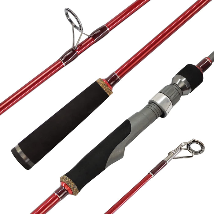 Aventik Whisperer Fly Fishing Rod 4 Pieces, 6FT 0/1/2/3wt, 7FT 3/4wt, 24T  Corbon Fiber Fast Action Super Compact Freshwater Ultra Light Fly Rod with