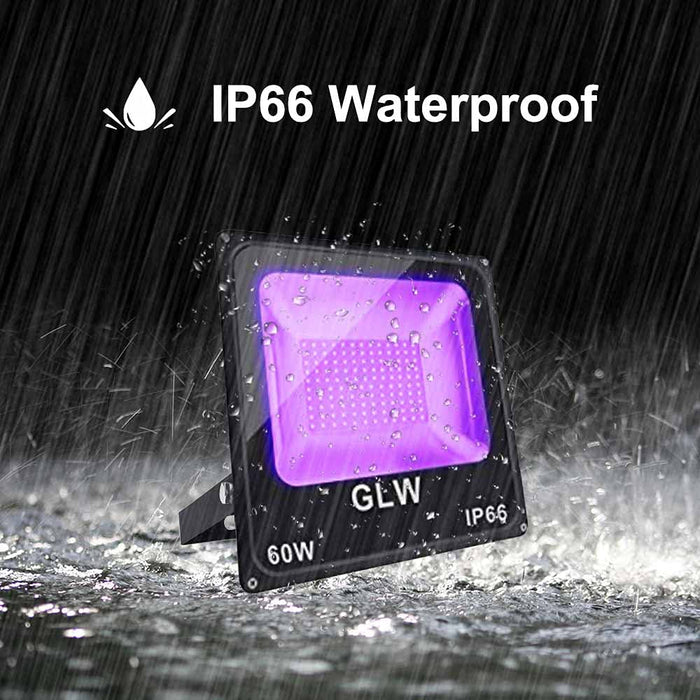 GLW Blacklight, LED 60W Black Light Flood Light IP66-Waterproof (with —  CHIMIYA