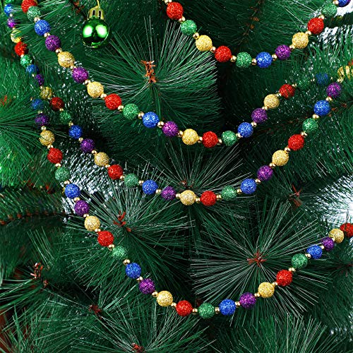 Dilunave 60 Feet Christmas Bead Garland Xmas Tree Beads Pearl Beads Ga —  CHIMIYA