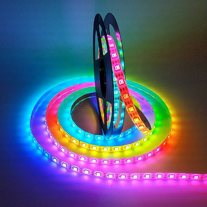Led Lights Full Color Led Pixel Strip Lighting Ws2812B Dc5V Diy Pcb  Waterproof New