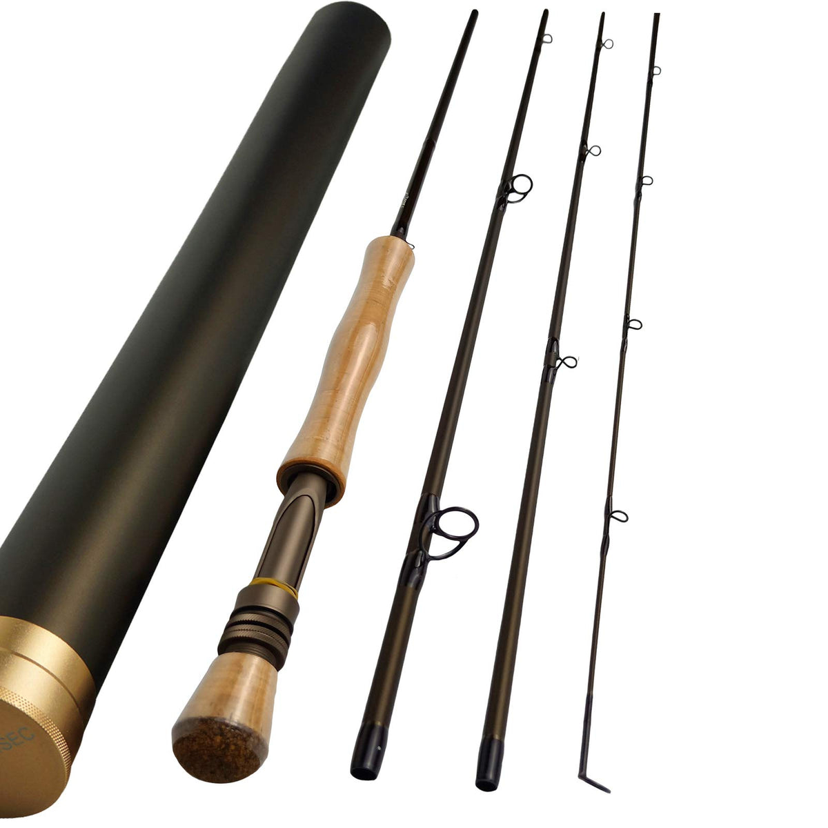  Aventik IM12 Nano 2 in1 Fly Fishing rods 9'2'' LW3/4 4pc into  10'6” LW3/4; 9' 5/6 4pc into 10'4” LW5/6 Fast Action with Extra Extension  Section Trout & Nymph (9'0 LW5/6