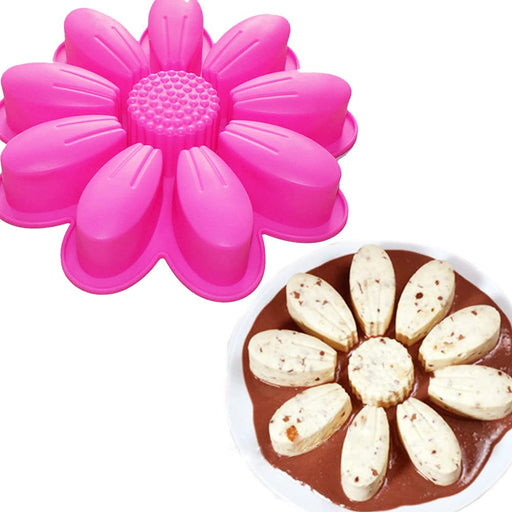 X-Haibei Round Mooncake Chocolate Lotion Bar Soap Cookies Wax Silicone Mold  Dia. 2.5inch, 1.5oz per Cell