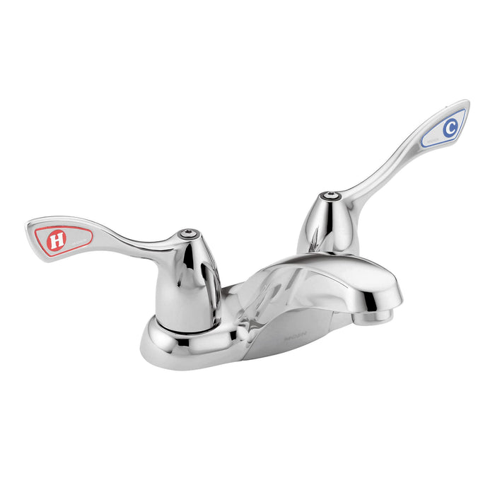 Moen Commercial M-Bition Chrome 4-Inch Two-Handle Centerset Lavatory Faucet 1.5 gpm, 8800