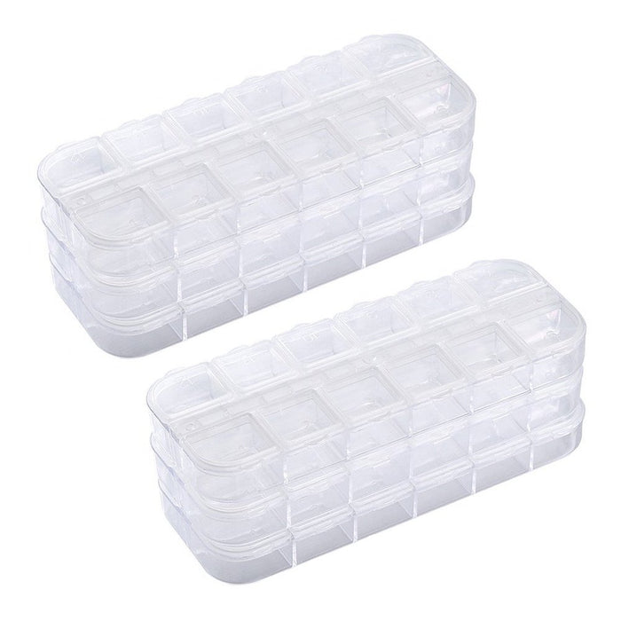 Plastic Tool Box Container Case, Art Supplies Storage Box