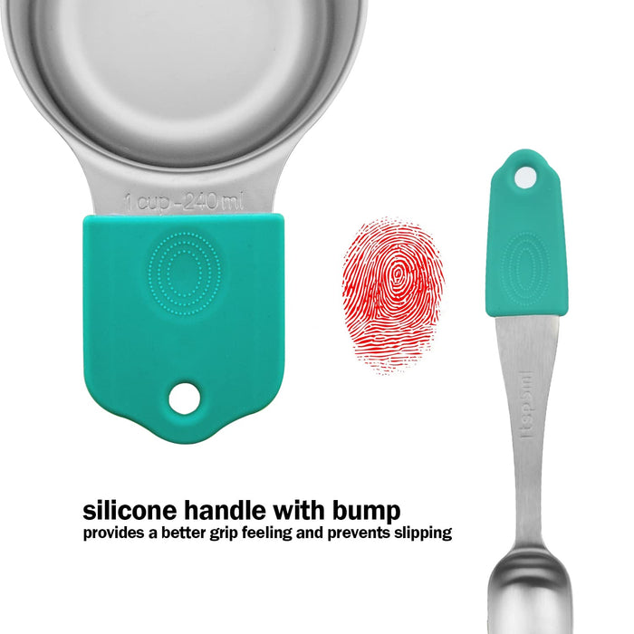Warmheart Measuring Cups and Magnetic Measuring Spoons Set