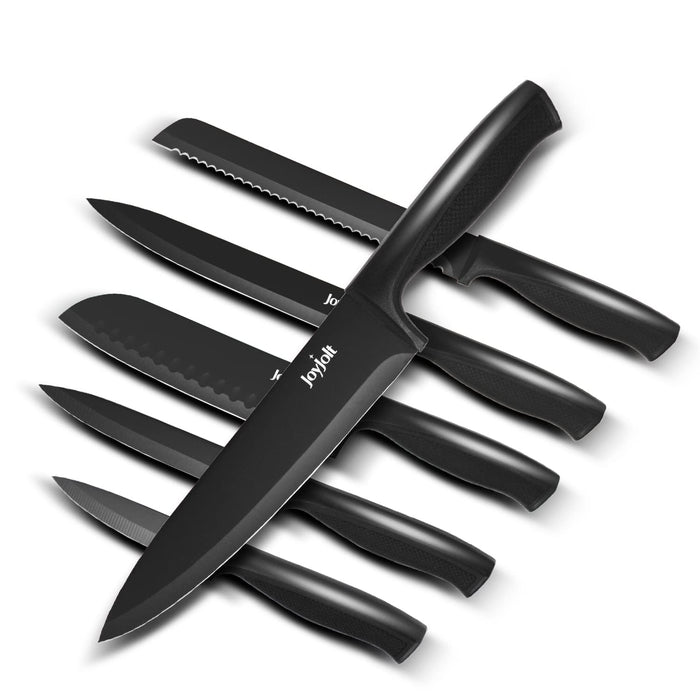 JoyJolt 8-in Chef Knife High Carbon Steel Kitchen Knife