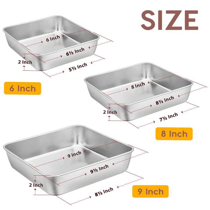 Five Two 9x9-Inch Square Baking Pans, Set of 2 | Food52
