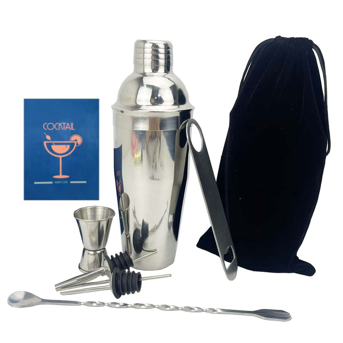 Stainless steel cocktail shaker kit barman cocktail set shaker cocktail  mojito vodka cocktail accessories Drinks bar accessories