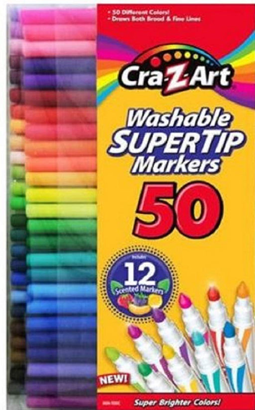 Cra-Z-Art Washable Supertip Markers, 30 count