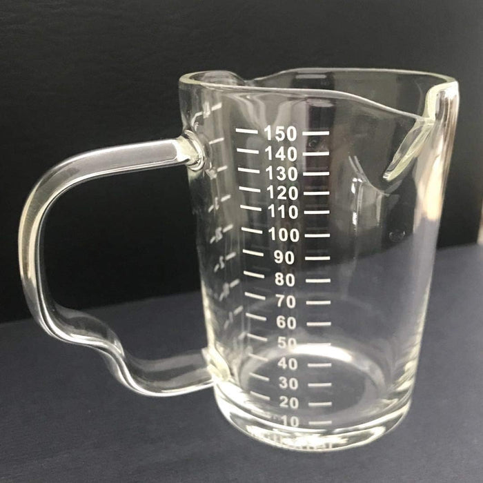 4.5oz Ounce Glass Measuring Cup Double Spouts Espresso Cup Measuring S —  CHIMIYA