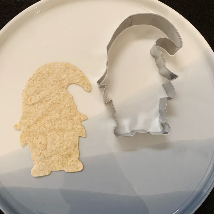 Gnome Cookie Cutter Set-5.3" 4.5" 4.3"-3-Pieces-Holiday Cookie Cutters Fondant Biscui Cutters