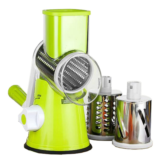 Cheese Grater Manual Hand Crank Stainless Steel Cheese Shredder Vegetable Grater