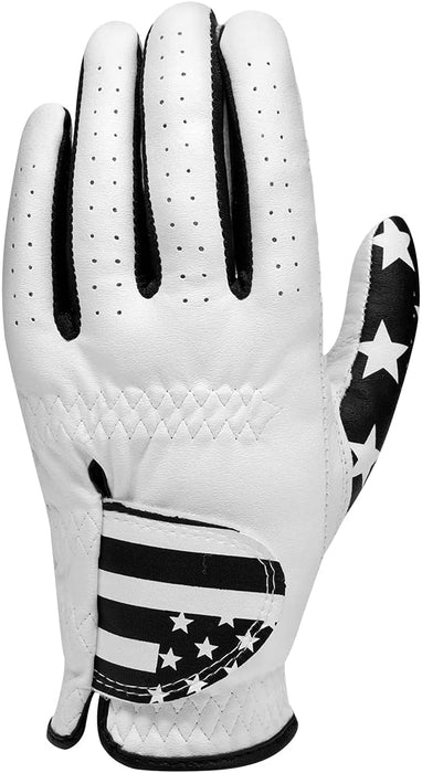 Golf Gloves – Men’s Durable Genuine Cabretta Leather Golf Gloves, Stable Grip Leather Golf Gloves Men Left Hand