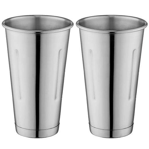  (Set of 2) 30 oz Stainless Steel Malt Cups by Tezzorio