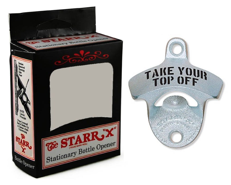 Take Your Top Off - Starr Metal Wall Mount Bottle Opener