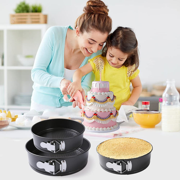 9inch Springform Pan Carbon Steel Non-Stick Leakproof Round Cheesecake Cake  Pan