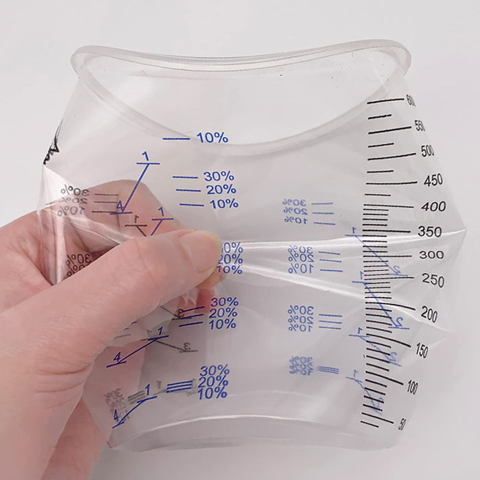 Disposable Measuring Cups for Resin ? Pack of 20 16oz Clear Plastic