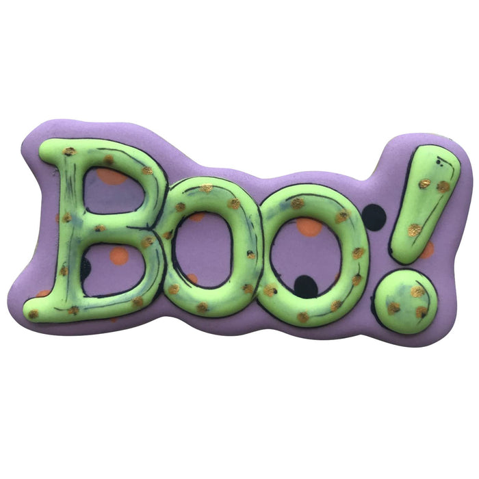 LILIAO BOO Cookie Cutter for Halloween - 4 x 2 inches - Stainless Steel