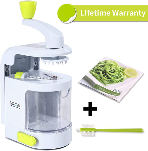 Vegetable Spiralizer 4-IN-1 Rotating Blade Veggie Spiralizer Zucchini  Noodle Maker with Suction Cup Vegetable Cutter Slicer - AliExpress