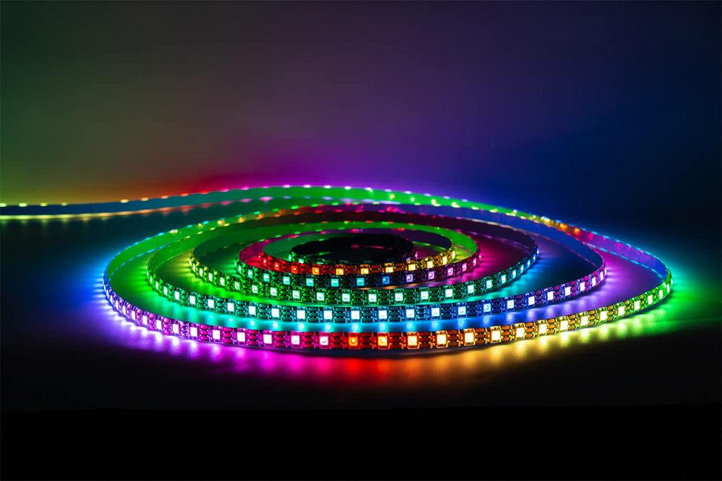 Led Lights Full Color Led Pixel Strip Lighting Ws2812B Dc5V Diy Pcb  Waterproof New 