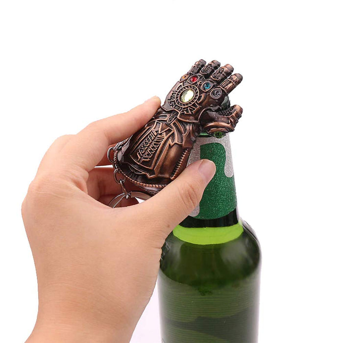 VNFLY Glove Keychain Bottle Opener, Beer s Bottle Opener for Men, Husband, Dad, Grandpa, Boyfriend (Bronze)