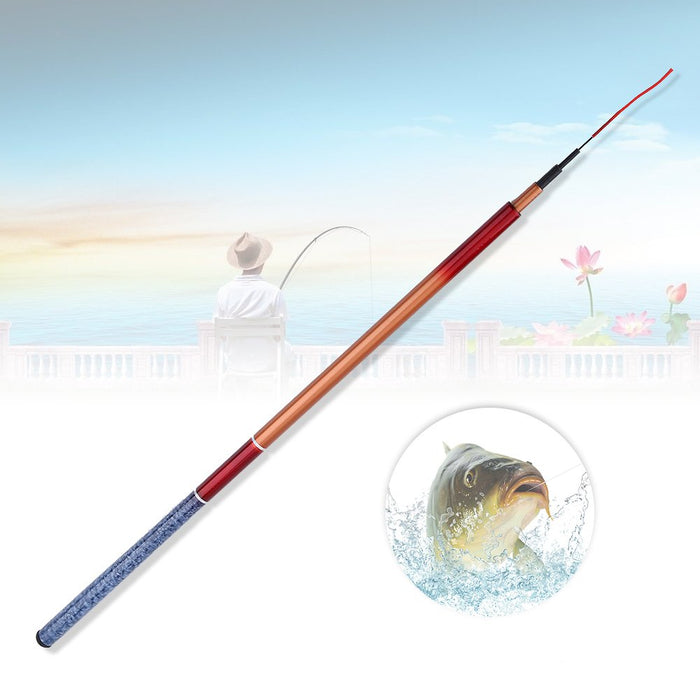 Alomejor 1 Pc Portable Telescopic Fishing Rod FRP Glass Steel Hand Pole for Freshwater Fishing Casting Hard Fishing Gear