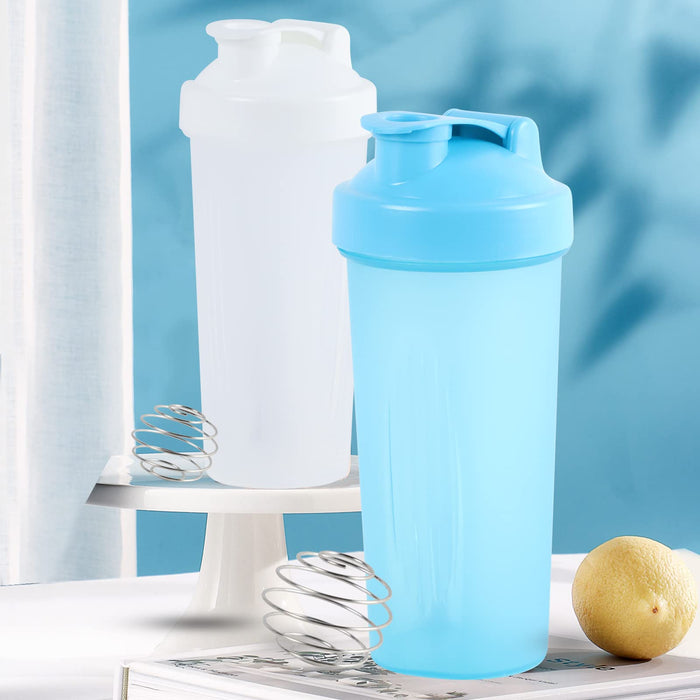 Blue Protein Shaker Bottle